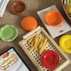 Stackable Cartoon Burger Seasoning Dish Set Space Saving 6 in 1 Sauce Bowl Set  Parties