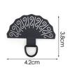 Chinese Style Metal Phone Patch Fan Shaped Phone Card Clip Luxury Phone Lanyard Gasket  Replacement
