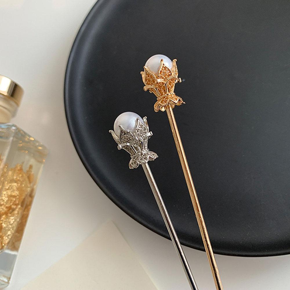 Gold Silver Color Headwear Vintage Chinese Style Hair Clip Hair Sticks Hair Accessories Hairpin