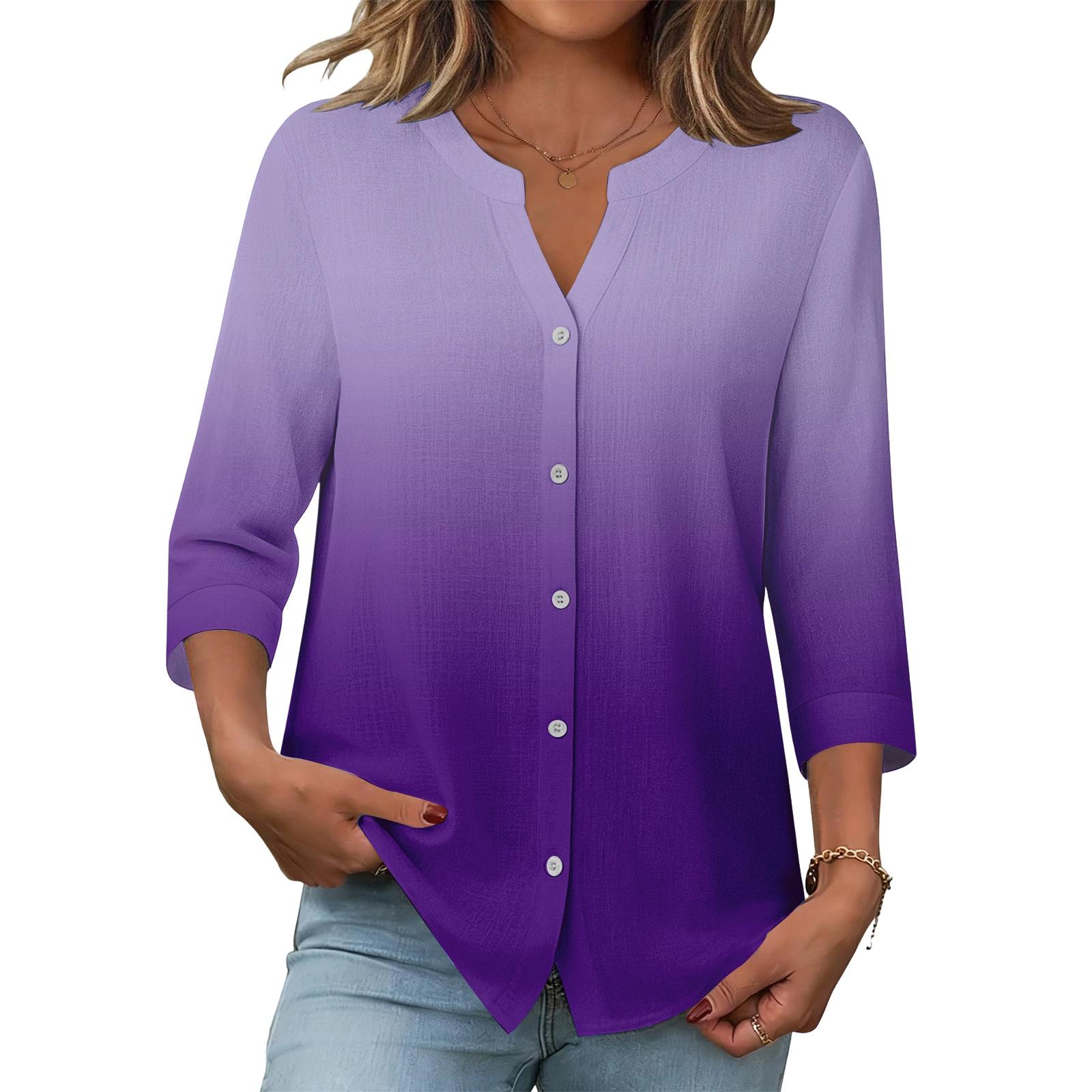 Женский модный повседневный топ с градиентным принтом XL