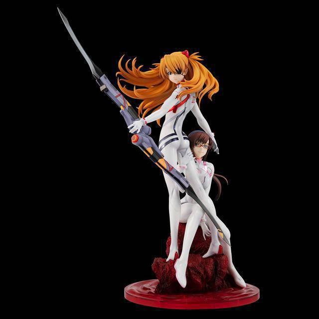 EVA Asuka & Maki Namie Dual Movie Scene Model Ornament Figure