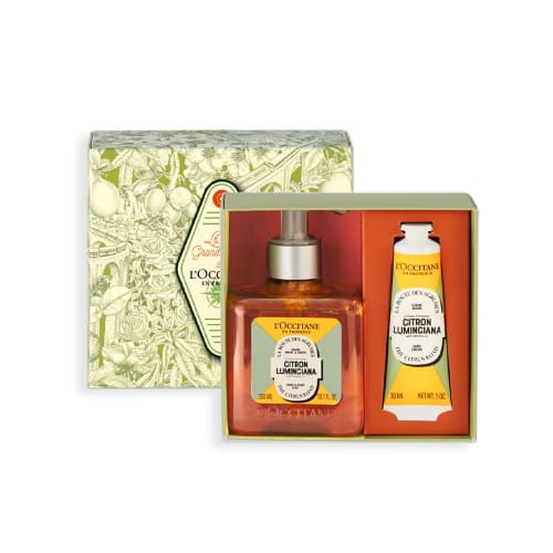 

L OCCITANE Luminciana Almond Набор для ухода за руками Подарочный набор (Жидкое мыло для рук + крем для рук) [2024 Праздничный сундук] Рождественский подарок Подарок Женщины Мужчины Популярный Ho