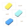 Lurrose Small Whiteboard Erasers, 15 Pieces, Assorted Colors, Felt Material, Dry Erase Erasers, Classroom Cleaning Goods