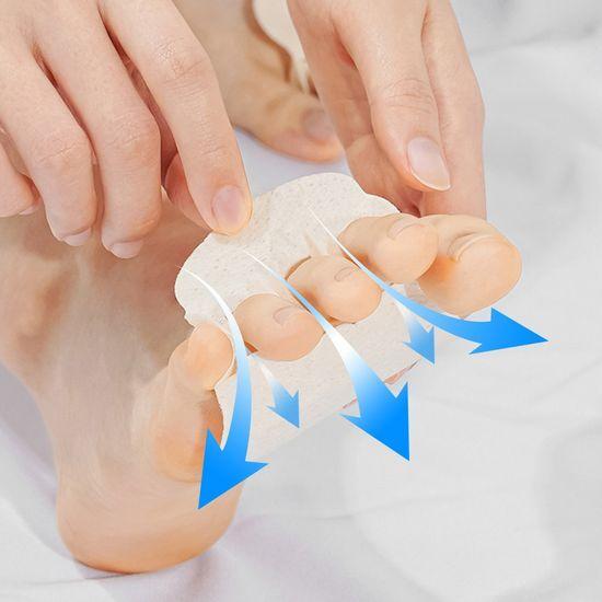 QWAEBALQ 60-sheet all-in-one foot odor removal pads that are popular for their odor-absorbing properties.