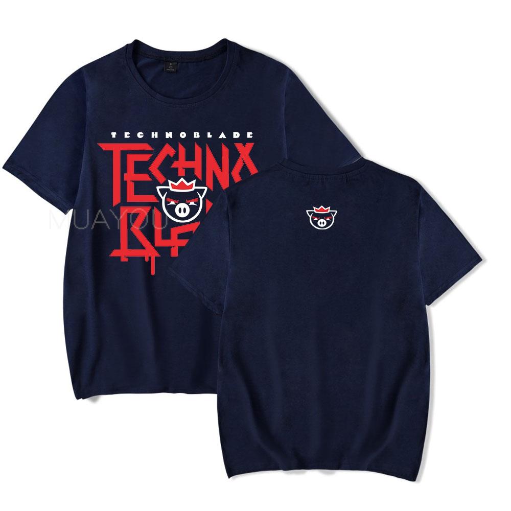 Technoblade Merch Tshirt Hot Sale Summer Tops Short Sleeve Unisex WoUnisex Tshirt Technoblade RIP RIP GOOD GAME Merch Anime Clothes