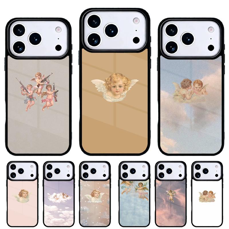 Angels Aesthetic Aesthetics Phone Case for iPhone 17 16 15 14 13 Pro Max Back Cover for 12 11 Pro Coque