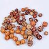 10mm 100PCS Necklace Retro Bracelets Brown Wood Spacers Loose beads