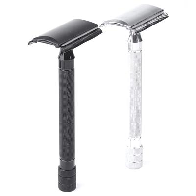 Classic Mens Shaving Adjustable Safety Shaving Razor With Small Brush