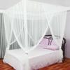 Sexy Mosquito Net Palace Four Door King/Queen Double Size Home Single  Bed Prevent Insect Outdoor Square Grace White Canopy Net
