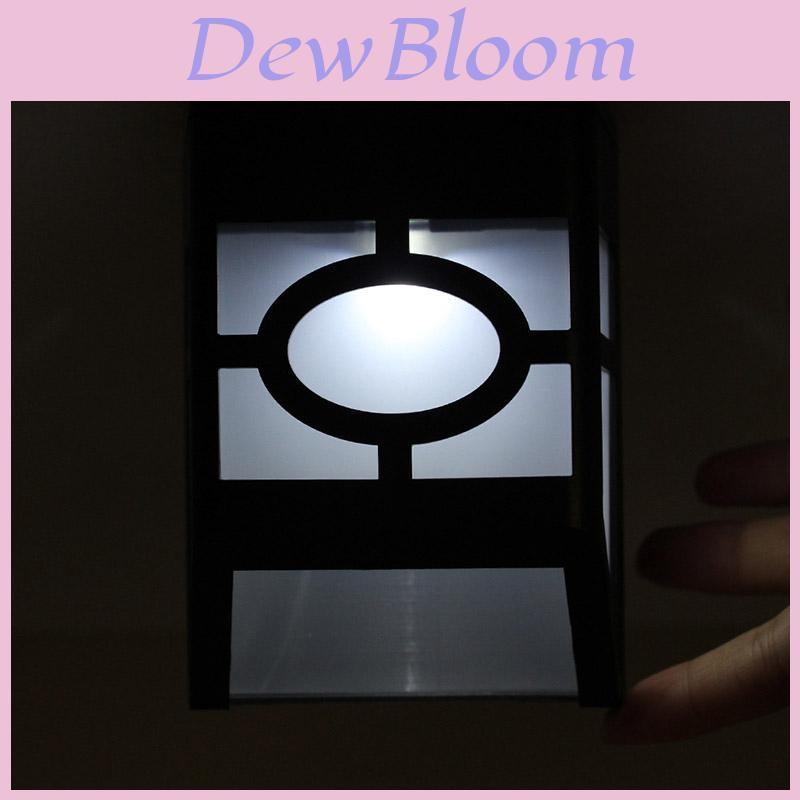 Elegant Solar Power Wall Mount Led Light For Outdoor Garden And Pathway Illumination