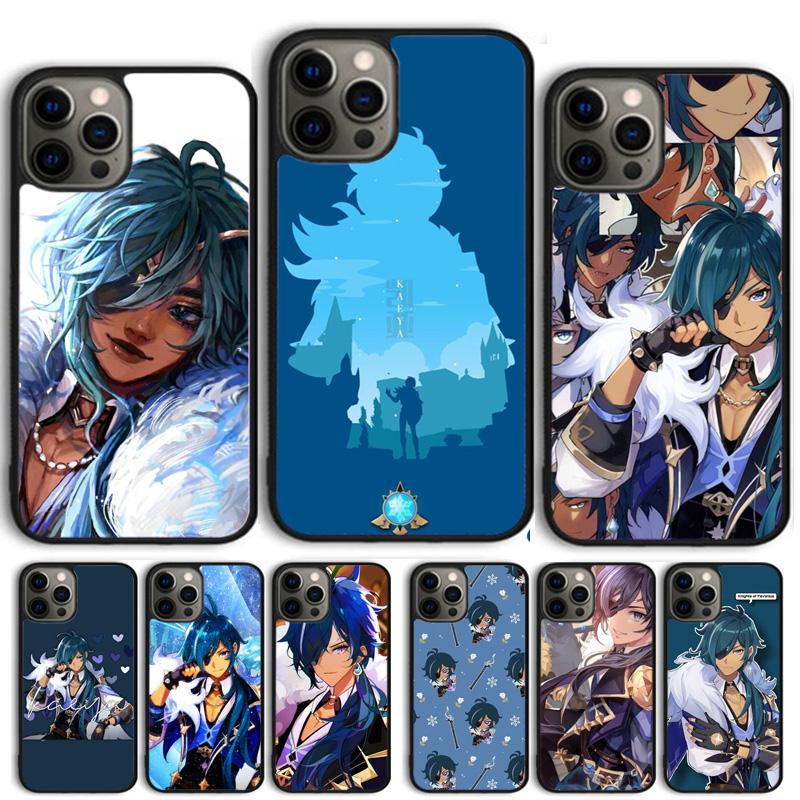 Genshin Impact Kaeya Phone Case For iPhone 17 Air 15 16 Cover 11 13 14 Pro Max 12 Plus Max Fundas