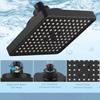 Modern High-Quality Filtered Detachable Adjustable Angles Pressurized Rainfall Shower Head with 2 Water Filters for Shower