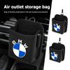 Car Air Outlet Storage Organizer Box Hanging Phone Holder Pocket For M Performance E36 E46 E60 E90 E91 E92 E93 F30 F20