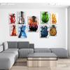 Modern Abstract Graffiti Various Guitars Posters and Prints Canvas Paintings Wall Art Pictures for Living Room Decor (No Frame)