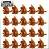 20pcs Photo Props Baby Photography Capybara Pendant Cute Cartoon Animal Keychain with Bee Wings Dolphin Design for Newborn Shoot
