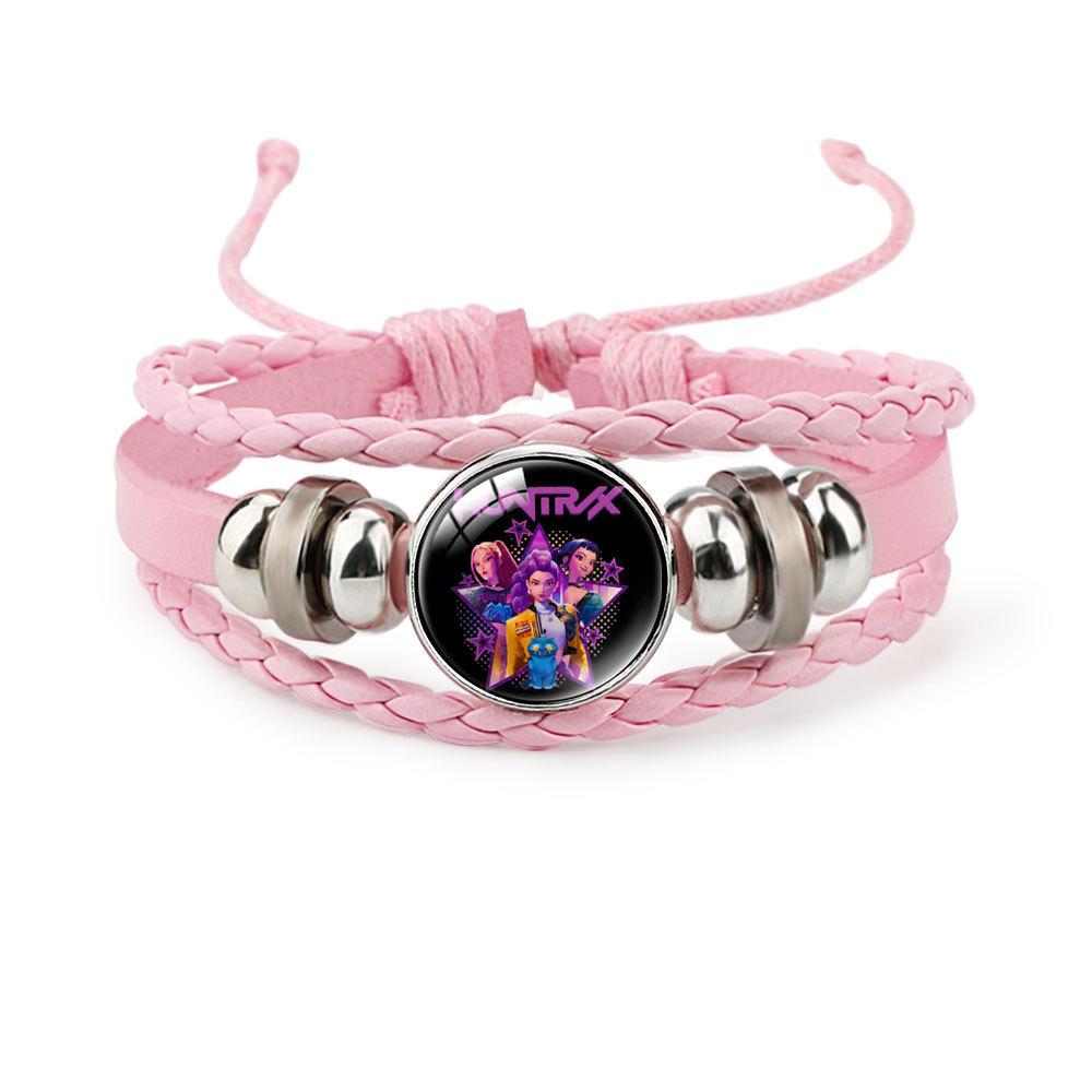 Pink Bracelet Rumi Zoey Mira Beaded Bracelet Adjustable Jewelry