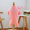 Pet circle, pet clothes, dog and cat clothing, clothing, one-piece black and white strip home clothes