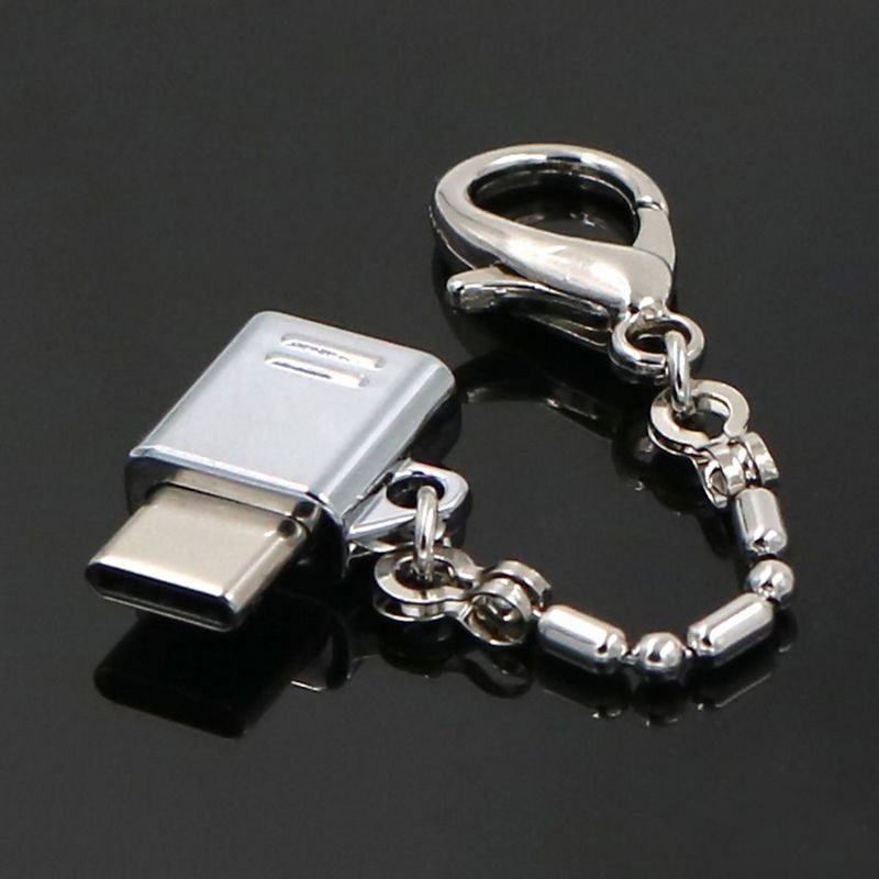 

Переходник-переходник Micro USB «мама» на USB 3.1 «папа» типа C с брелоком