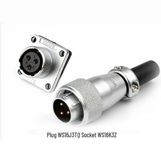 WEIPU WS16 Aviation Plug Industrial Connector, 2-10 Pin, Metal