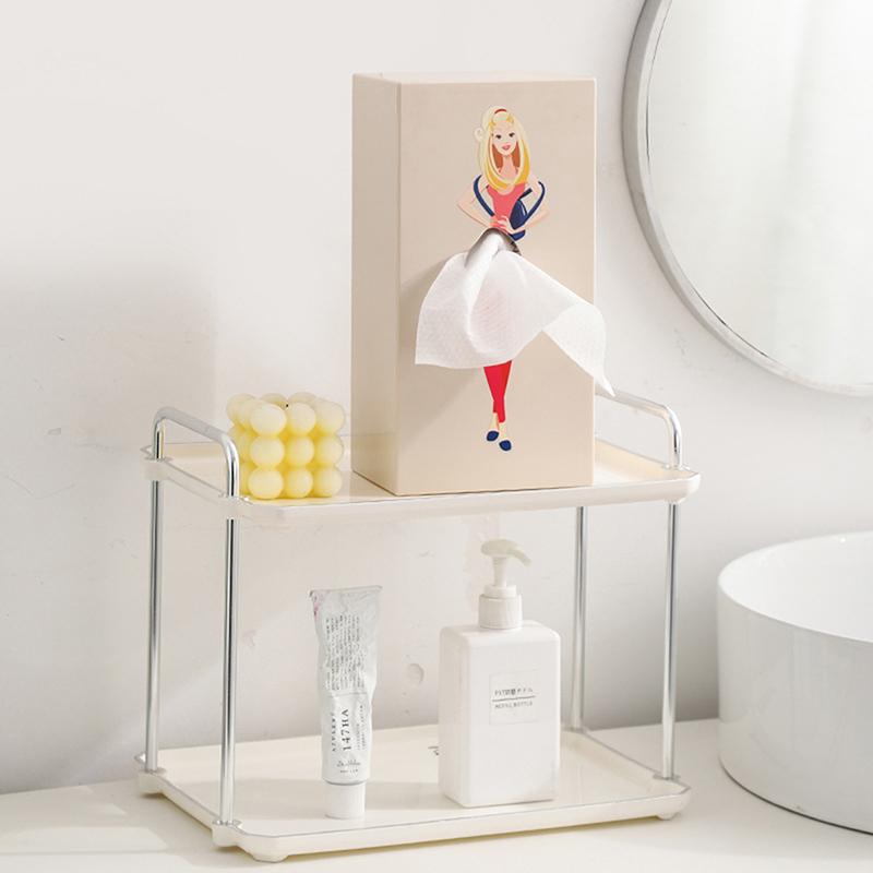 Creative Girls Flying Skirt Tissue Box Puffy Skirt Tissue Box Desktop Face Tissue Holder Organizer Home Decorative Ornament