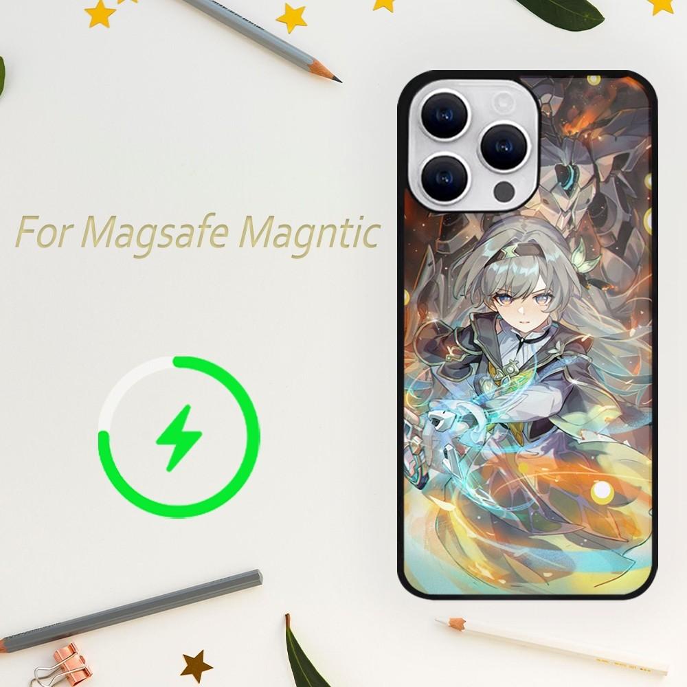 Honkai Star Rail Firefly Game Phone Case For iPhone 15 14 13 12 11 Plus Pro Max Magsafe Magnetic Wireless Charging