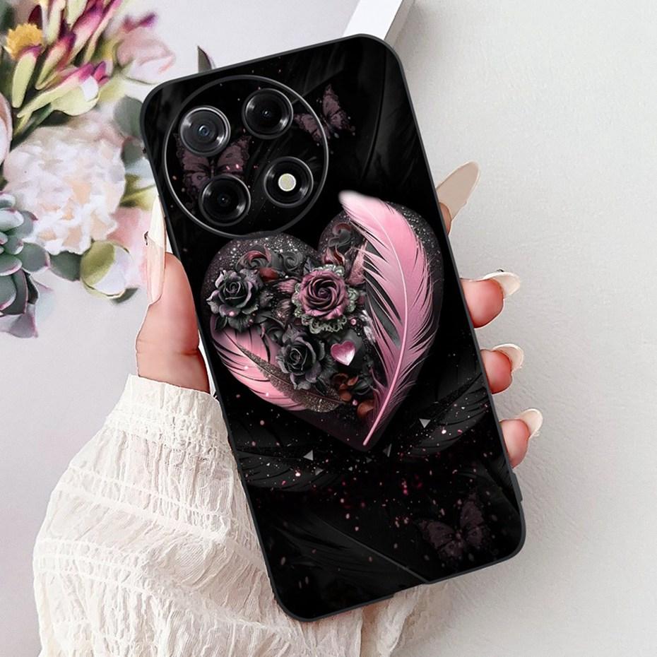 New Design Phone Case For Tecno Camon 30S Pro Camon30S CLA5 CLA6 Black Silicon Soft TPU Back Cover For Camon 30S 30SPro 4G