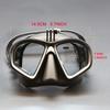 Freediving Mask Two-window Tempered Glass Diving Mask With Camera Mount- Waterproof, Anti-fog