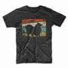 Men's Keeshond Shirt - Retro Style Keeshond Silhouette Dog Owner T-Shirt
