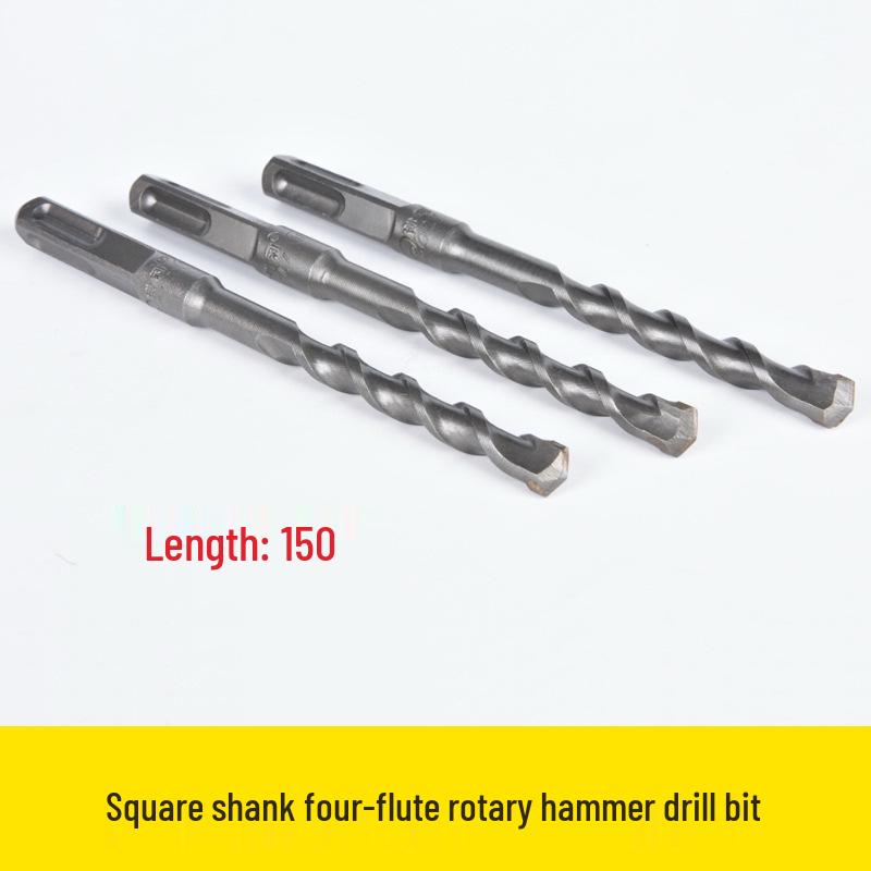 Round & Square Shank Concrete Hammer Drill Bit for Wall Drilling