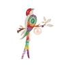 Elegant Chinese Style Colorful Magpie Pearl Brooch - Unique Women's Niche Design Pin Accessory