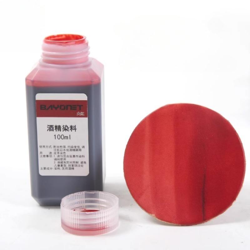 DIY Leather Alcohol Dye Leather Carving Alcohol Dye 100ml/ Be Used for Color Restoration Can Be Diluted Color-changing Agent
