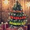 24 PCS Christmas Calendar Countdown Bag Candy Chocolate Sack Linen Storage Pouch