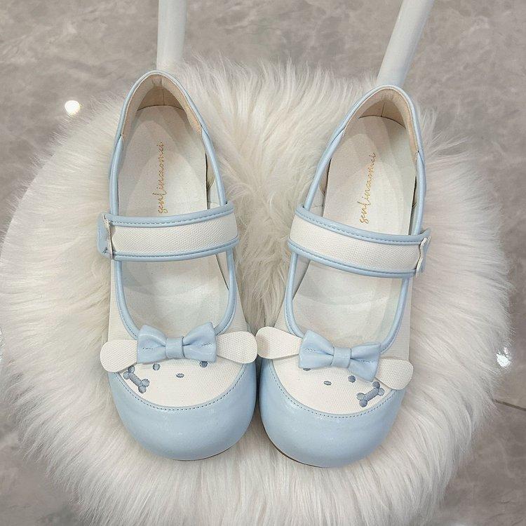 Niche original Lolita shoes Mary Jane women's shoes cute Japanese round head flat-soled leather shoes lo shoes jk uniform single shoes