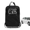 Car seat back storage bag Waterproof Tablet Cup Holder Organizer Oxford cloth strap hook Car anti kick backrest storage bag