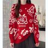 Women Autumn Winter Loose Knitted Sweater Soft Warm Long Sleeve Solid Color Casual Oversized Pullover Daily Streetwear Tops