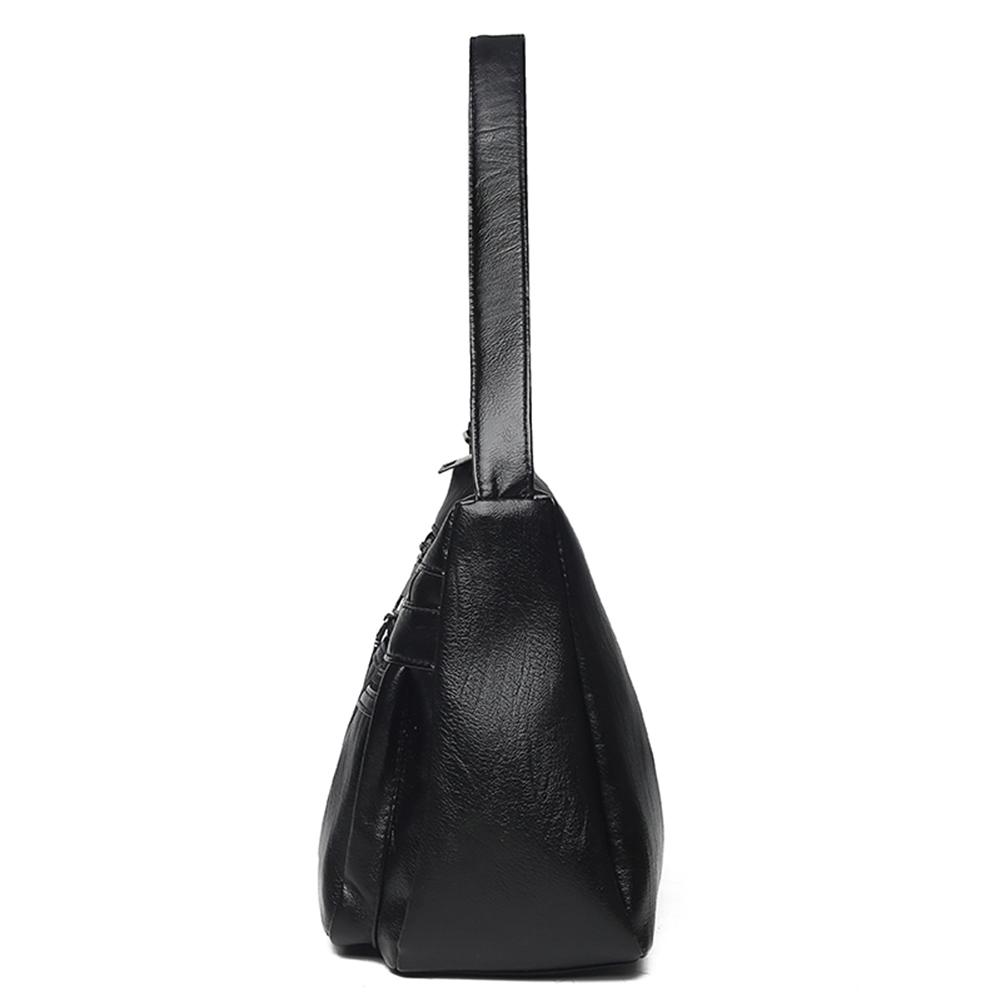 Vintage Damen PU Umhängetasche Multi-Pocket Mother Solid Crossbody Handtaschen