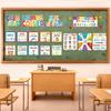 Calm Down Corner Bulletin Board Set for Classroom Decoration Feelings Chart Mental Health Feeling Management Poster for Kindergarten Emotions Poster