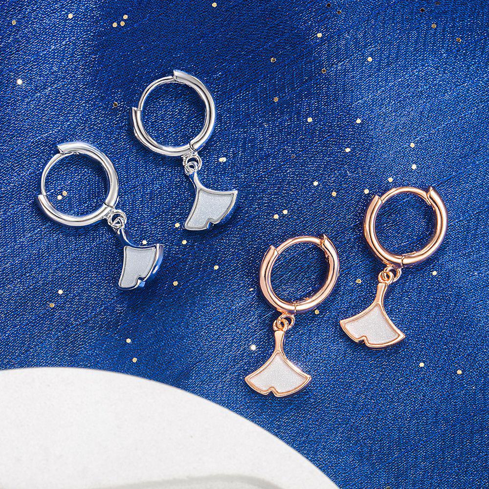 European High-End Romantic Ginkgo Leaf Earrings: Elegant, Lightweight, and Unique Ear Accessories