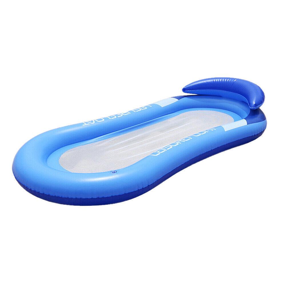 Swimming Inflatable Adults Paddling Pool Float Beach Lounger Toy Floating Bed