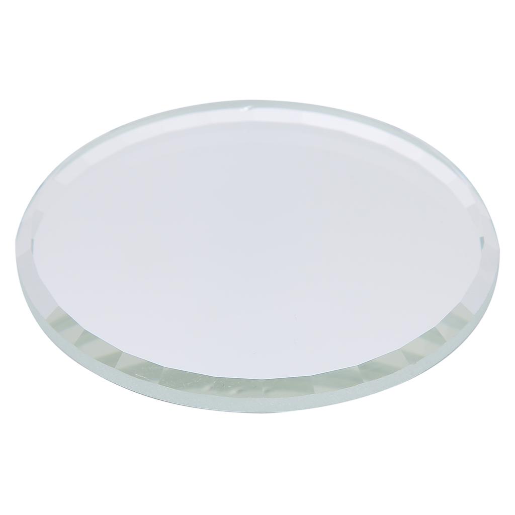 False Nail Mirror Glass Display Board Nail Art Manicure Display Drawing Color Mixing ToolWhite