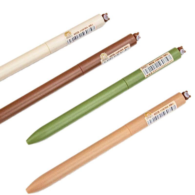 Cute Panda Twist Gel Pen - Retractable, Smooth Writing, High Appearance, ST Tip, Study Pen