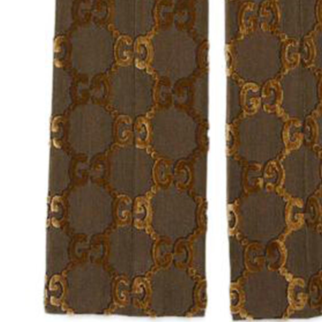 GUCCI Casual Pants Men's Khaki Moderate Straight Fit Pants 672087-ZAJIK-9742