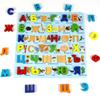 Russisches Alphabet Puzzlespiele Wörter Kinder Pädagogisch Lernend Vorschule Spielzeug Puzzle Holz Montessori Frühe Buchstaben Tafel für Kinder