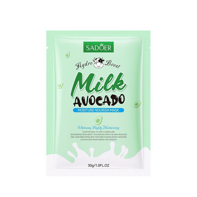 SADOER Milk & Fruit Moisturising Mask Hydrating & Rejuvenating