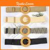 Waist Weave Rope Round Buckle Square Buckle Women Single Loop Waist Gift Belt