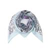 MARJA KURKI Women's Canna Lily Mulberry Silk Square Scarf