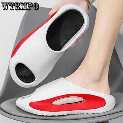 Ciabatte Moda Antiscivolo Fondo Spesso Morbido Pantofole Estate Casual Sport Coppie Fuori Indossare Sandali Comodi