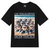 Los Tralaleritos Säger Tralala Italiensk Hjärnröta Meme T-shirt Tralalero Tralala Haj med Skor Grafisk Bomull Unisex Ledig T-shirt
