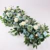 50/100cm Silk Peonies Artificial Flower Row Custom Wedding Flower Wall Arrangement Supplies Decoration