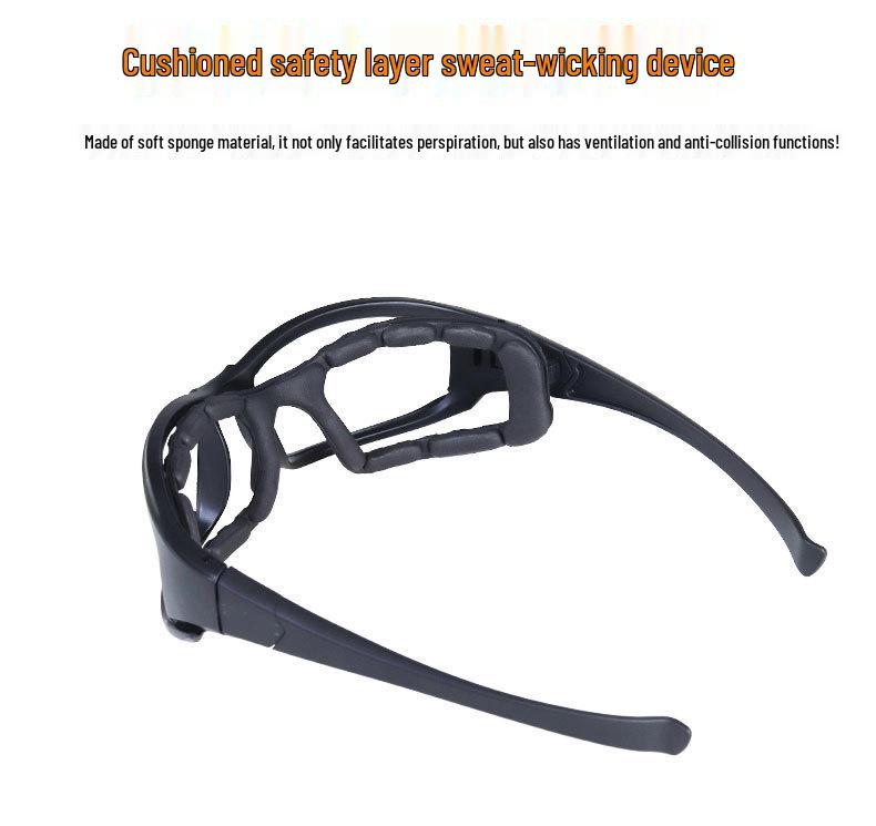 Polarized Tactical Sunglasses Set with Night Vision Goggles (7-Piece) for Shooting and CS Field Use